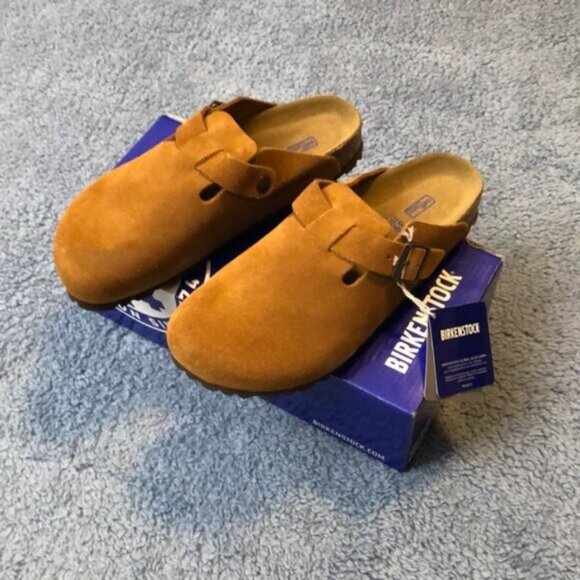 Women's Birkenstock Boston Mink Shoes🥿
